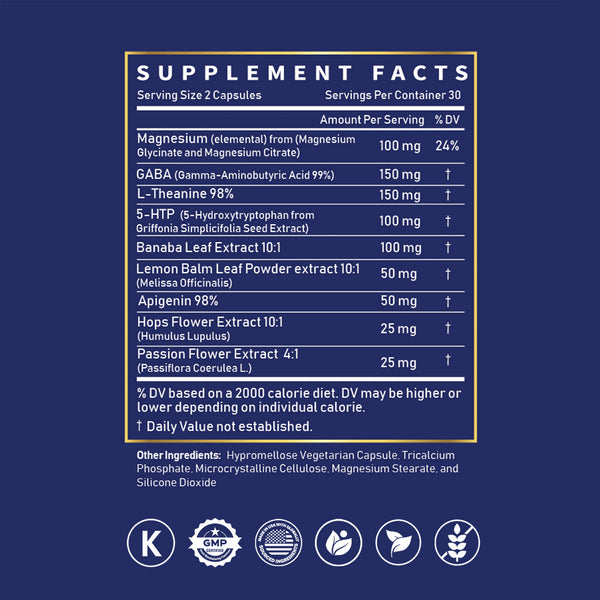 Z-Night supplement facts