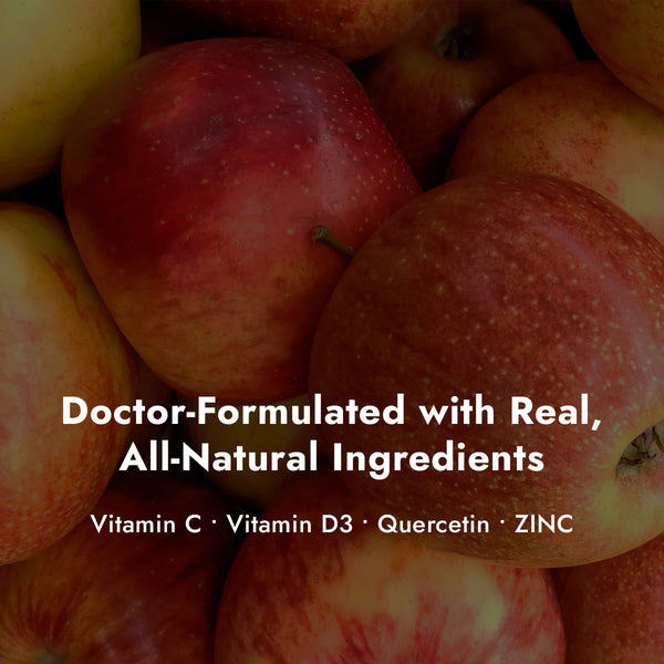 Z-Stack Ingredients on apple background