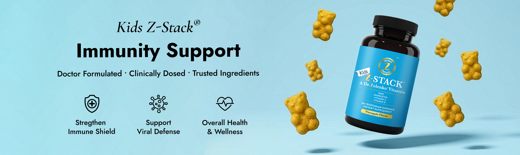 Kids Z-Stack benefits banner