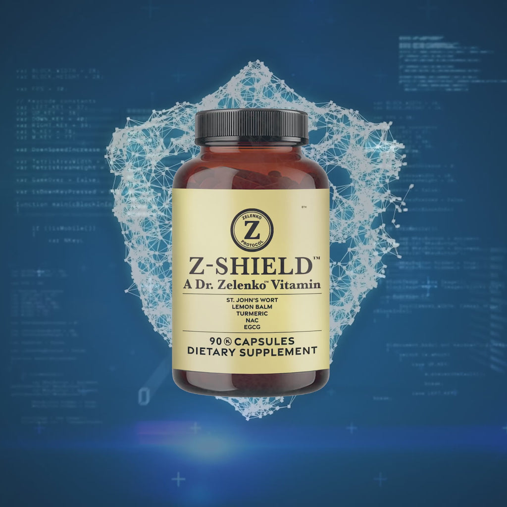 Dr. Zelenko Vitamin 90 capsule bottle dietary supplement Detox Supplements | Detox your Body & Boost Immunity | Z-Shield™